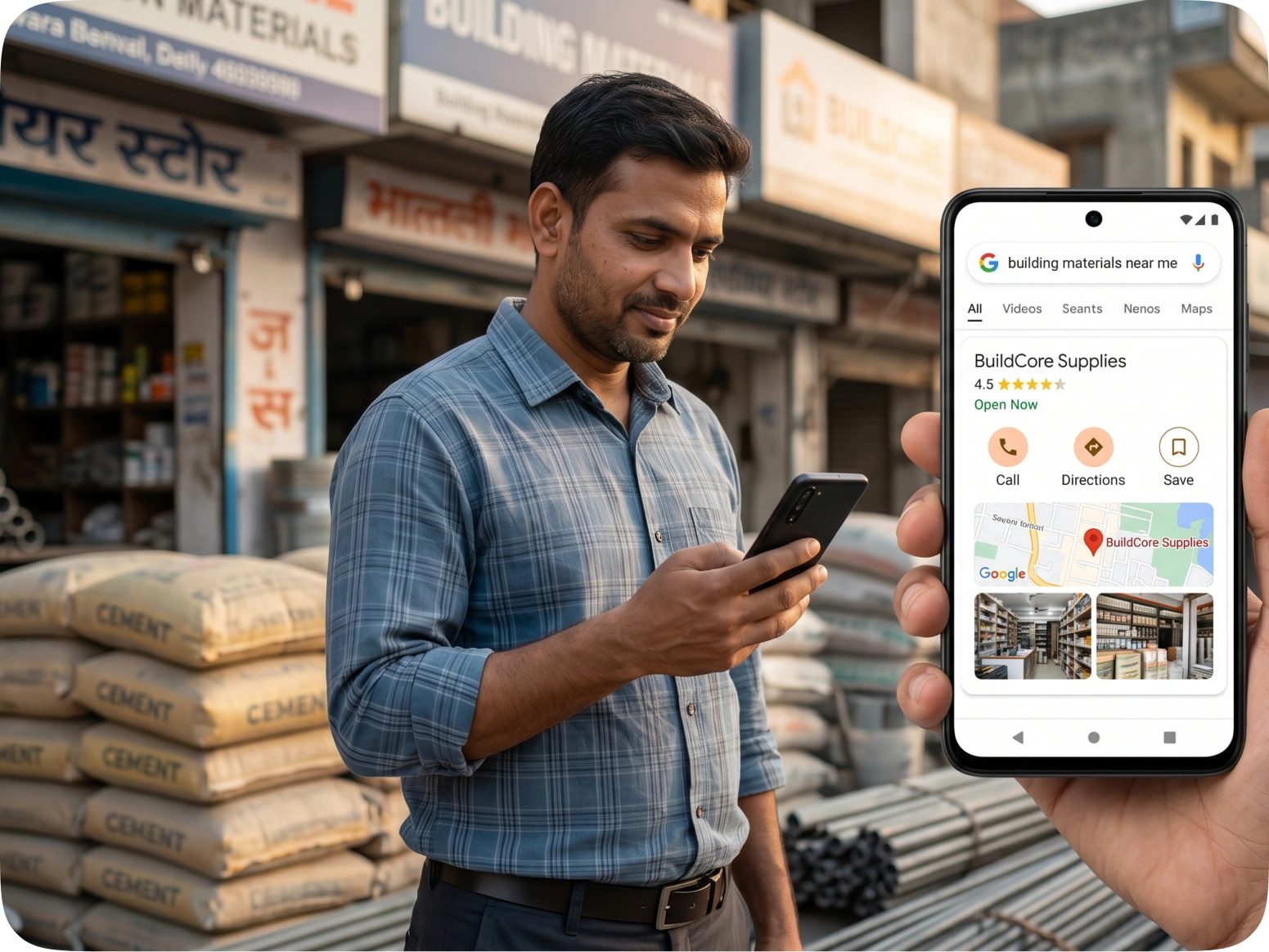 Boost Local Material Searches