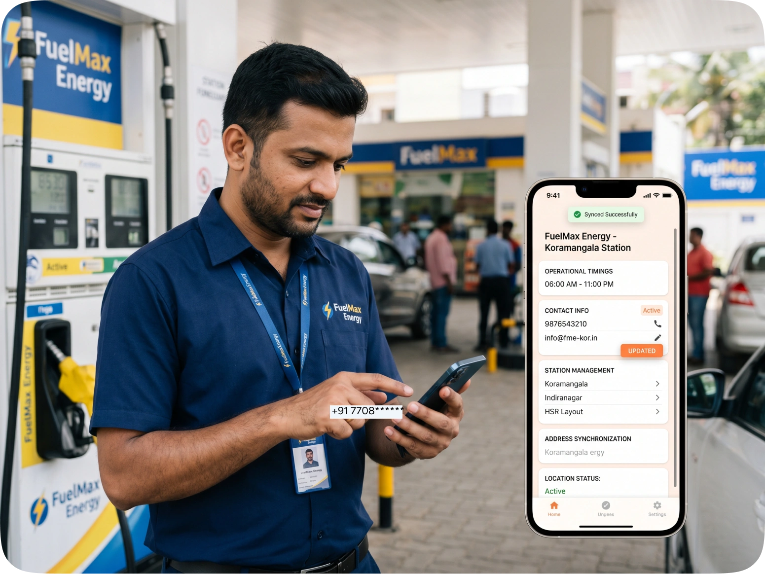 Centralized Fuel Station Management