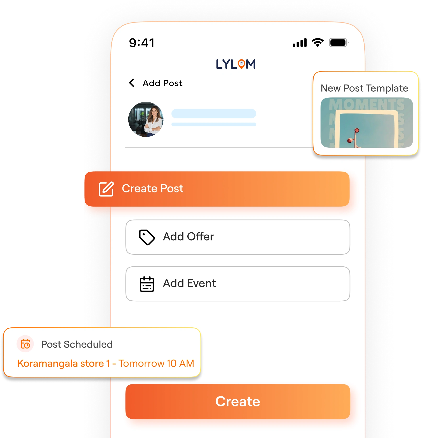 Lylom Post Management Dashboard